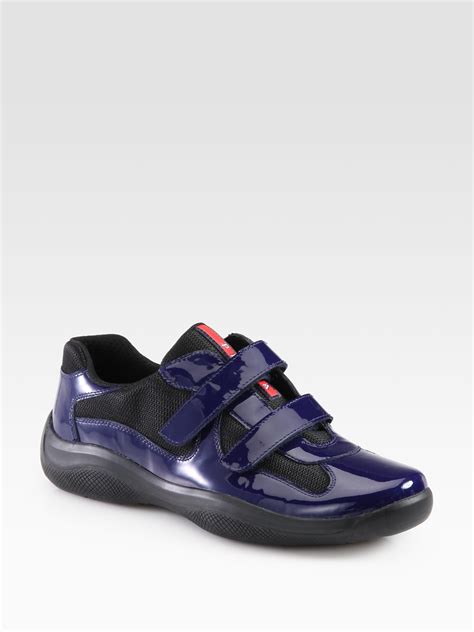 prada velcro double strap sneakers|Prada shoes for women.